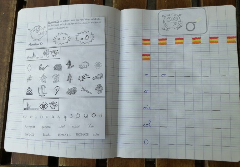 Page De Garde Cahier Des Sons Cahier de sons et d’écriture GS – Trousse et Frimousse